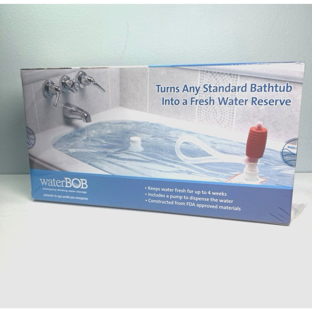 WaterBOB Bathtub Emergency Drinking Water Storage Container 100 gallons Sealed